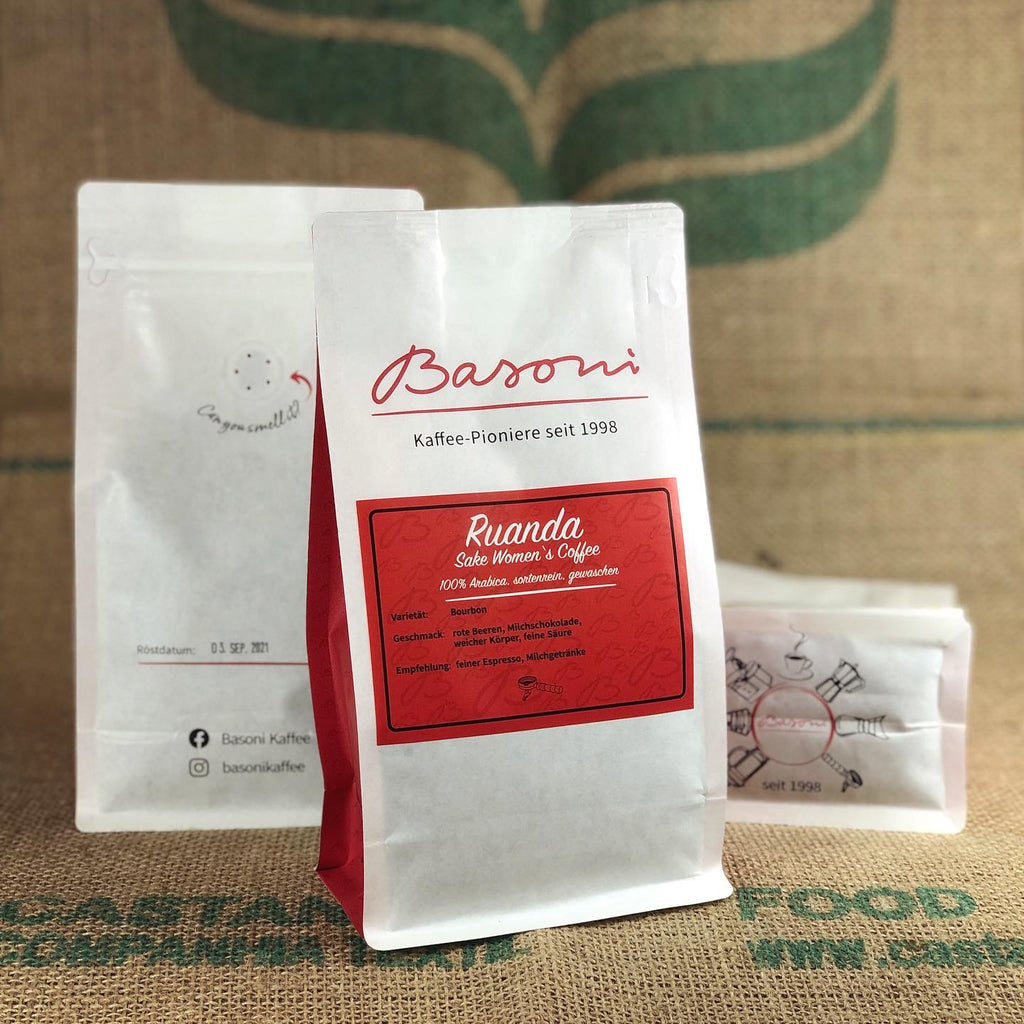 Basoni Exklusiv - Ruanda, Sake Women´s Coffee - 250g