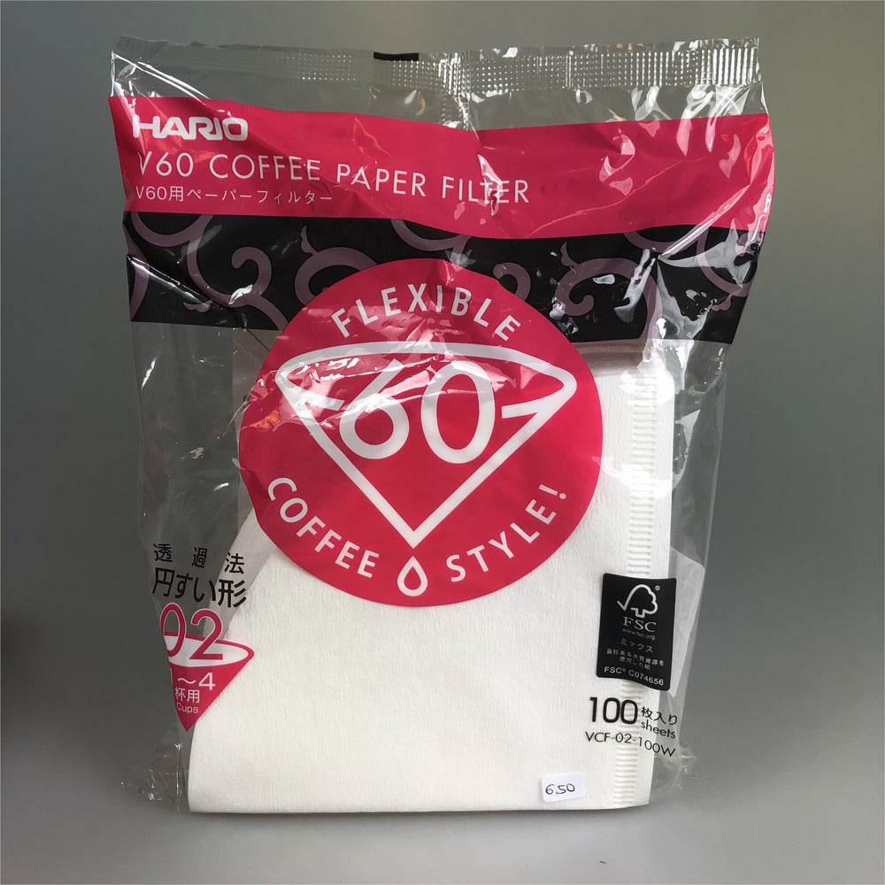 Hario V60 Papier-Kaffeefilter 02 - 100 Stück