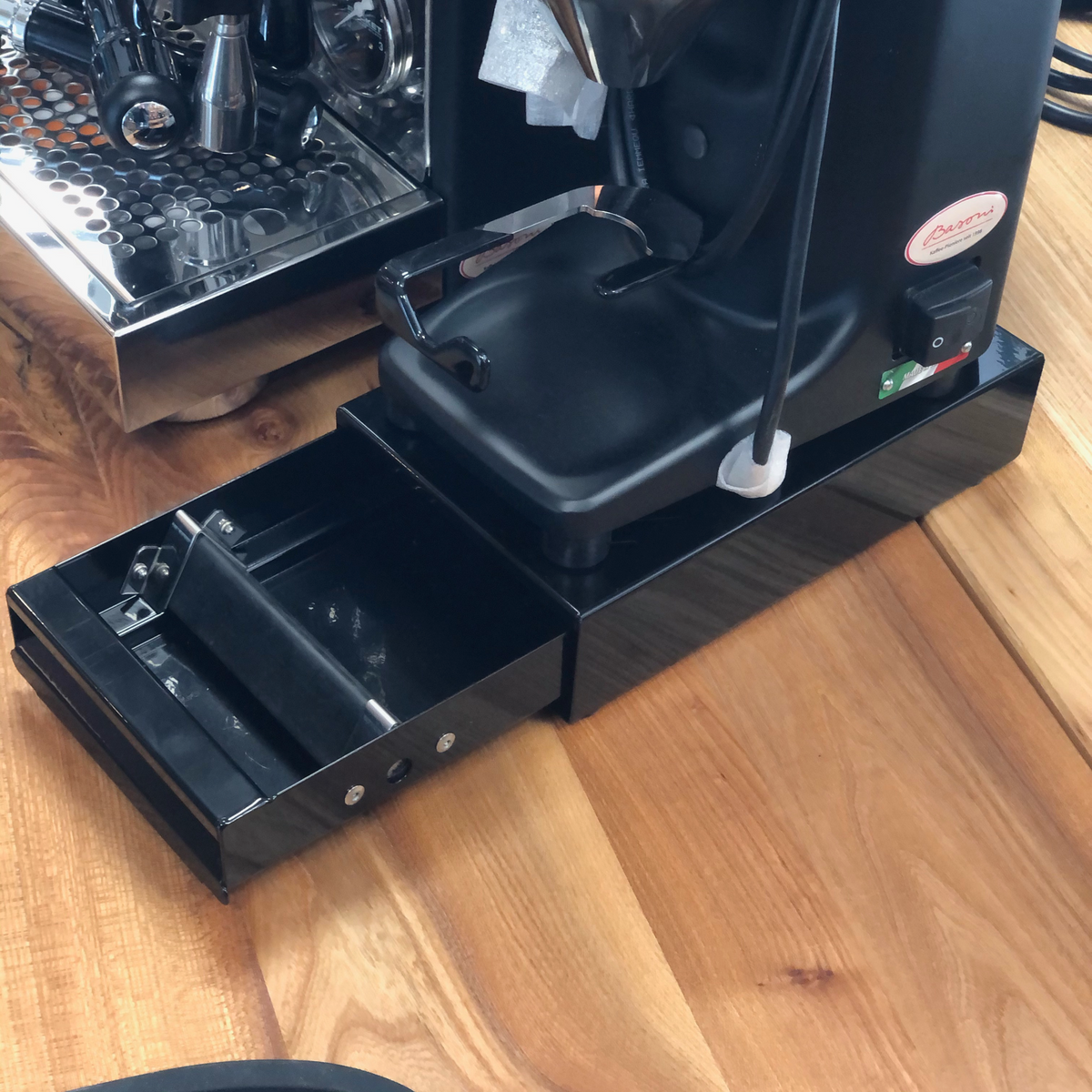 Awliye Kaffee Klopfbox Edelstahl - Große Schublade Für Kaffeesatz 36x28x10cm